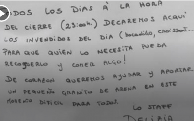 Pequeños gestos y mucho amor.. Y aquí cerca.