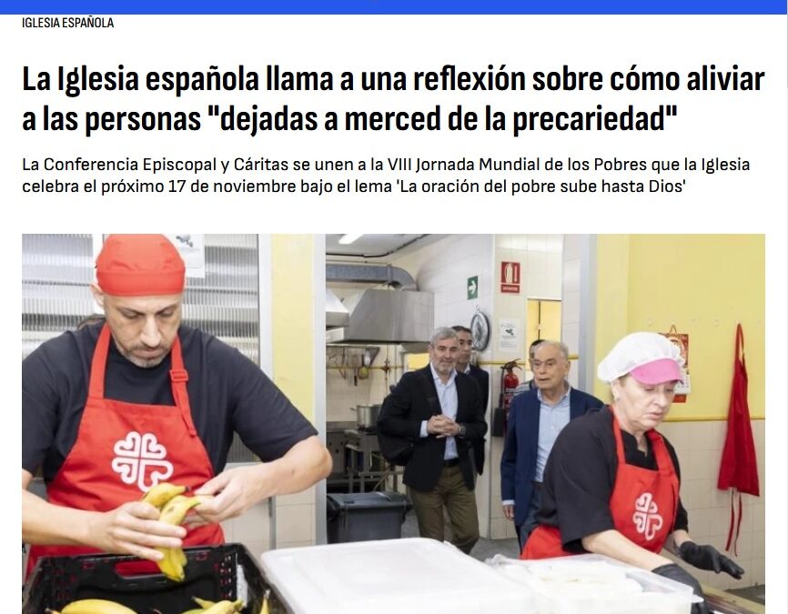 La Iglesia española llama a una reflexión sobre cómo aliviar a las personas «dejadas a merced de la precariedad»